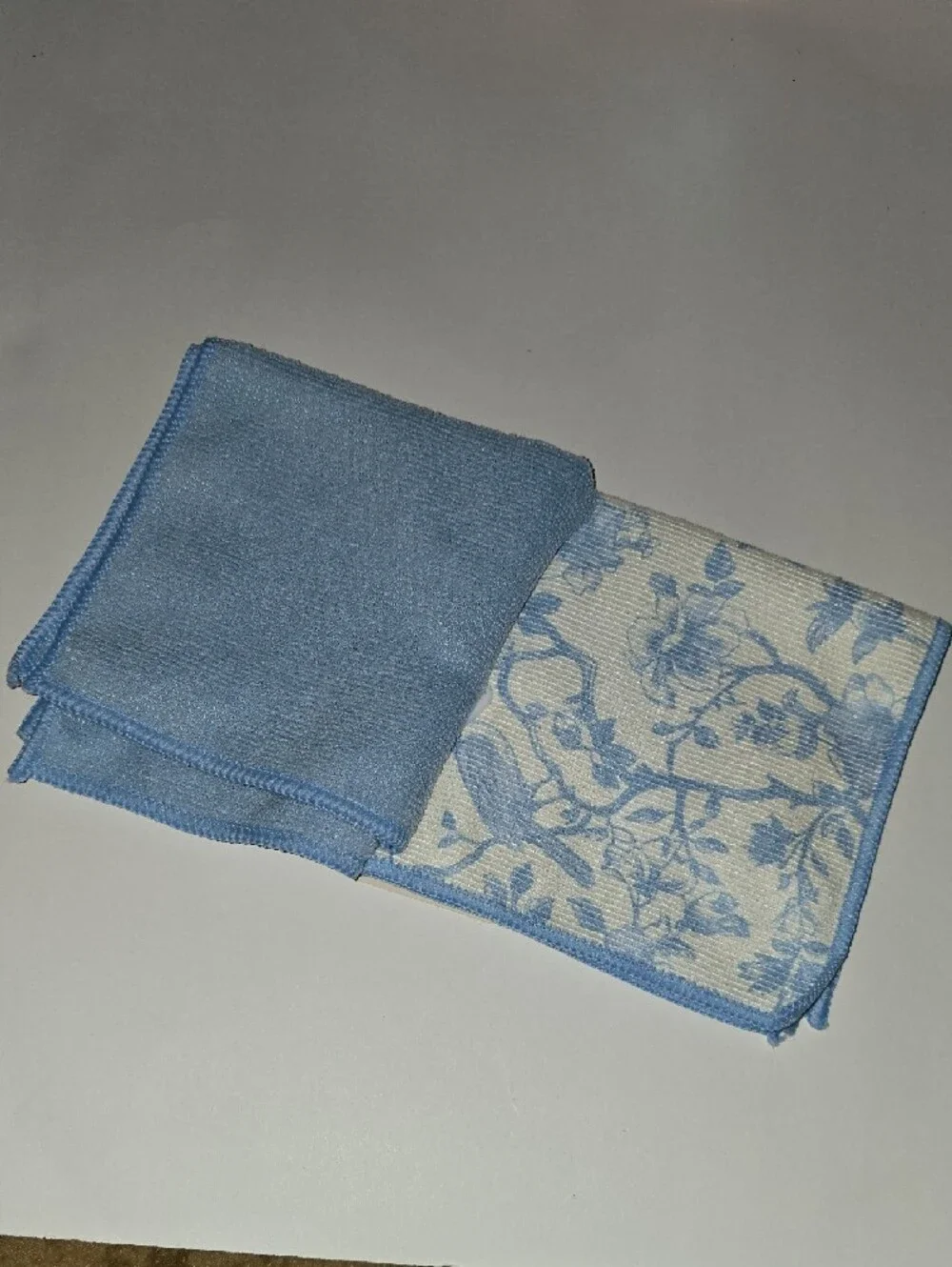 Holly Williams Blue Floral Dish Cloths - 2 Pack